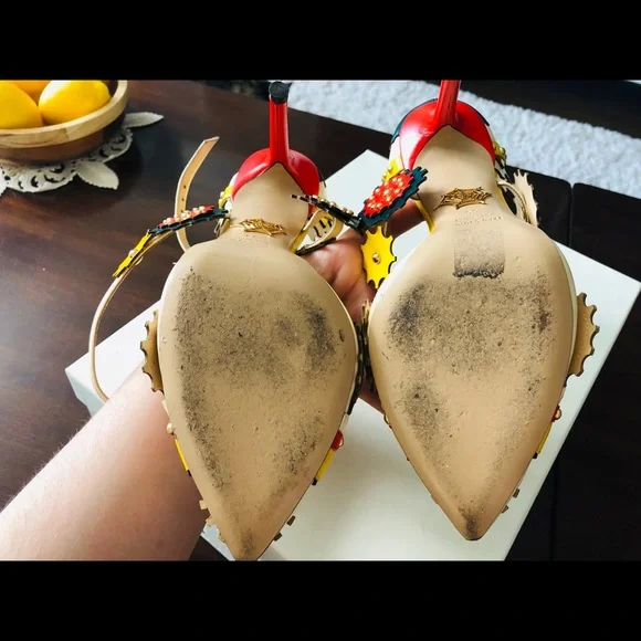 CHARLOTTE OLYMPIA Mechanix studded leather pumps - Picture 9 of 10